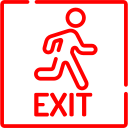 Safety Exit Icon
