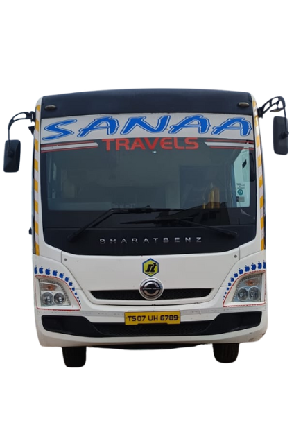 Interior of Sanaa Travels bus